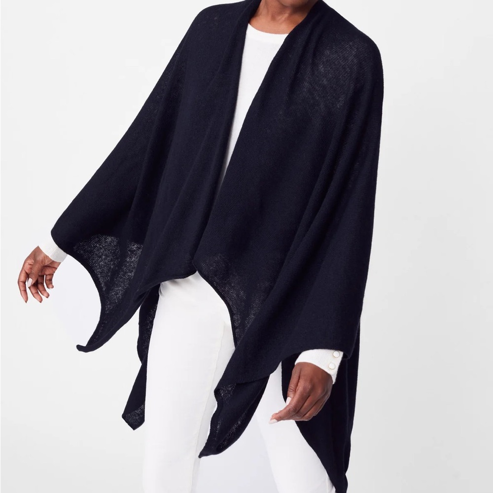 J.McLaughlin Rossi Cashmere Wrap Grey